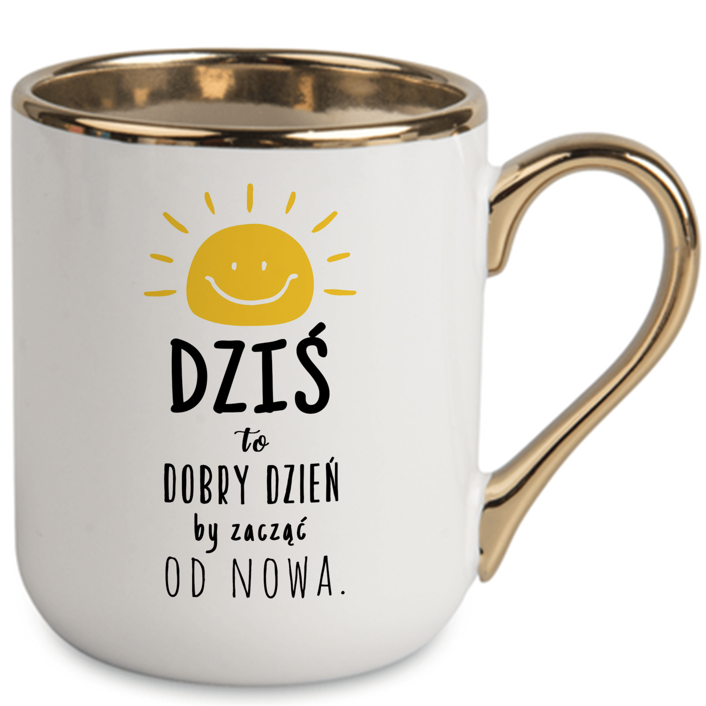 Kubek Elegant "Dziś to idealny dzień by zacząć od nowa."