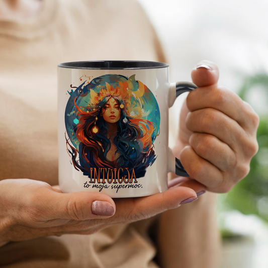 Kubek "Intuicja to moja supermoc."