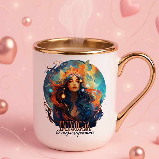 Kubek Elegant "Intuicja to moja supermoc."