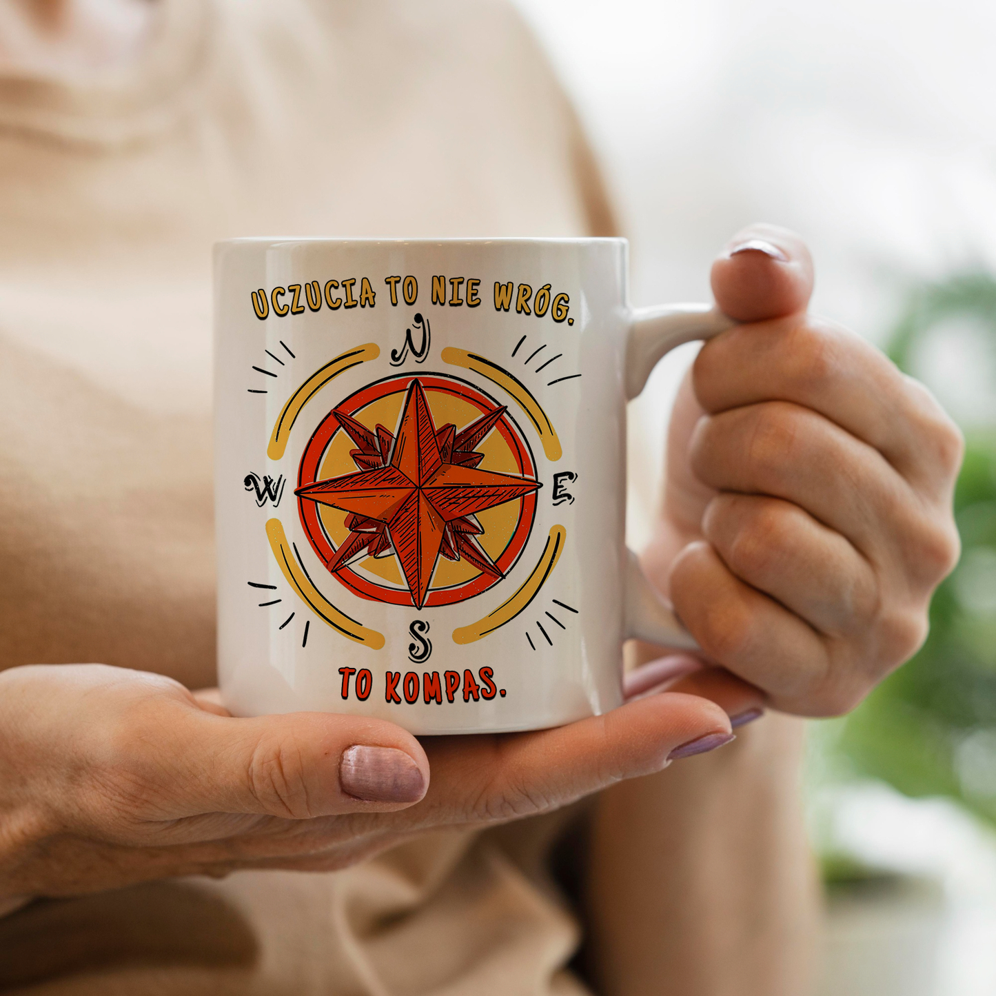 Kubek "Emocje to nie wróg. To Kompas."