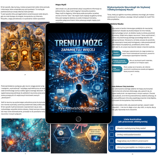 Trenuj mózg. Zapamiętuj więcej – skuteczne techniki pamięci i koncentracji | Ebook PDF
