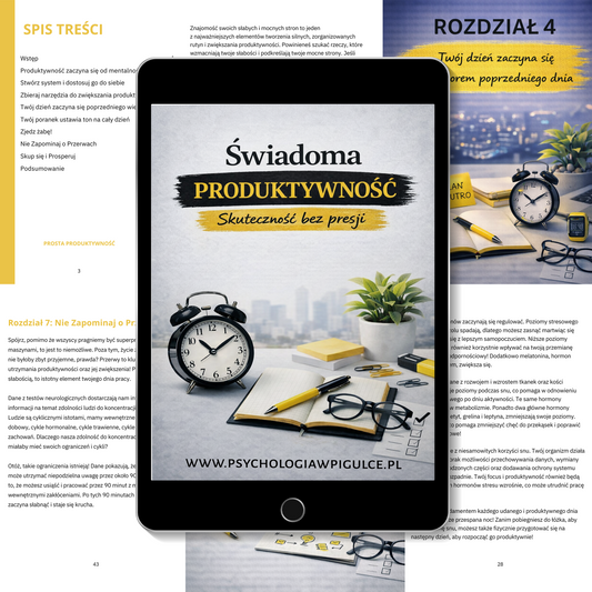 Świadoma Produktywność – Skuteczność bez presji | Ebook PDF