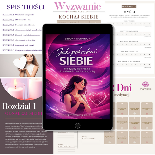 Jak pokochać siebie - Praktyczny przewodnik | ebook PDF + workbook