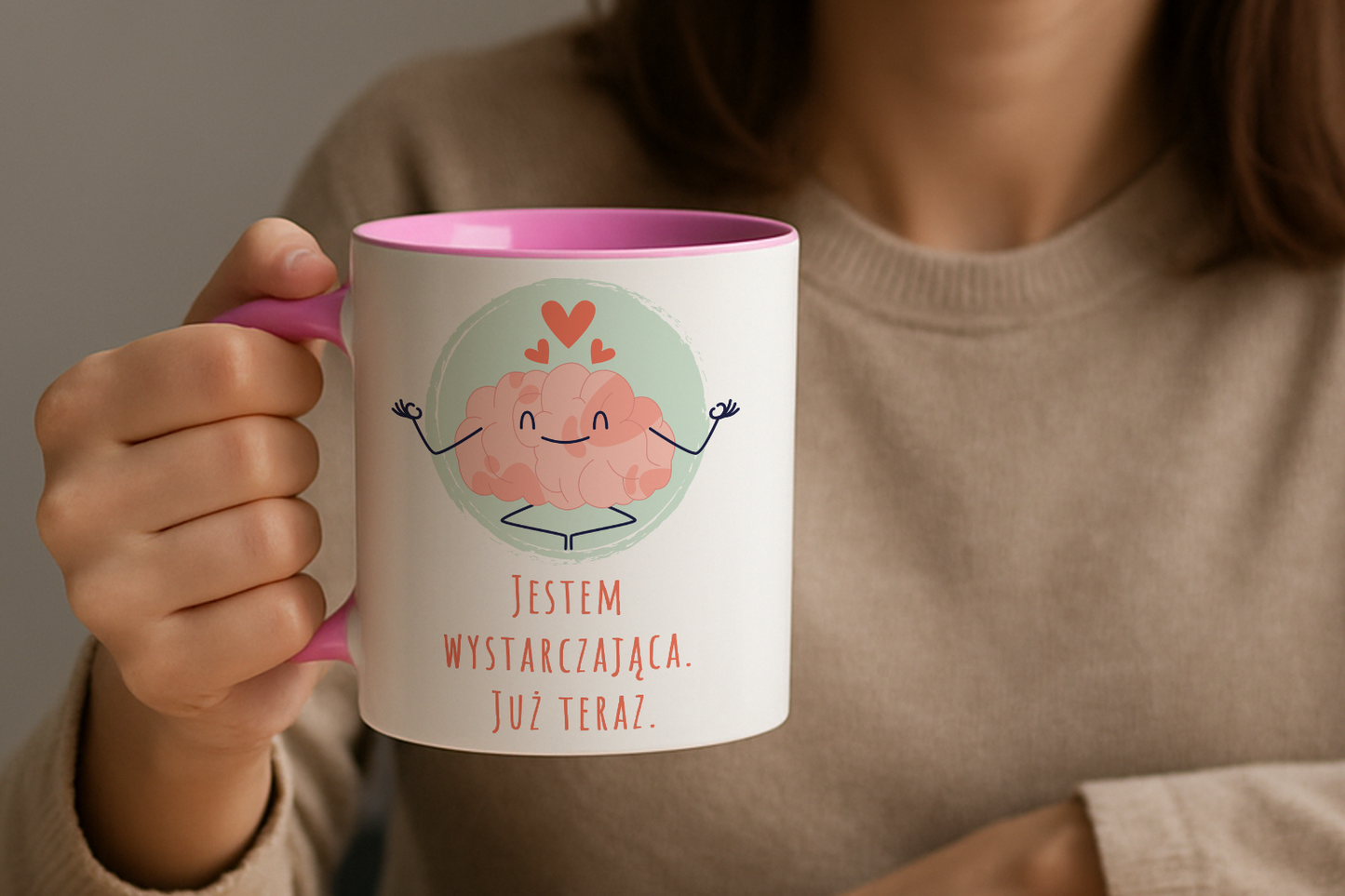 Kubek "Jestem Wystarczająca. Już Teraz."