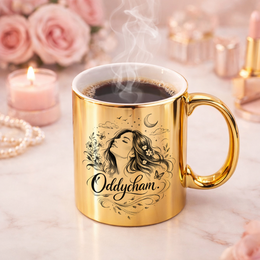 Złoty kubek „Oddycham” – chwila uważności każdego dnia.