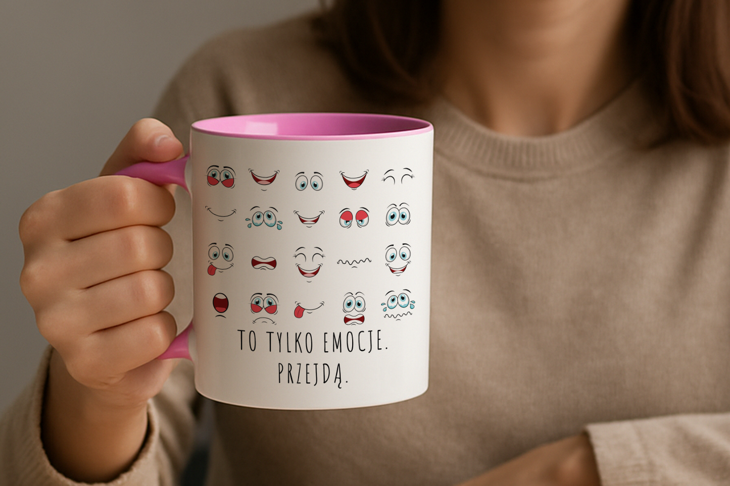 Kubek "To Tylko Emocje. Przejdą."