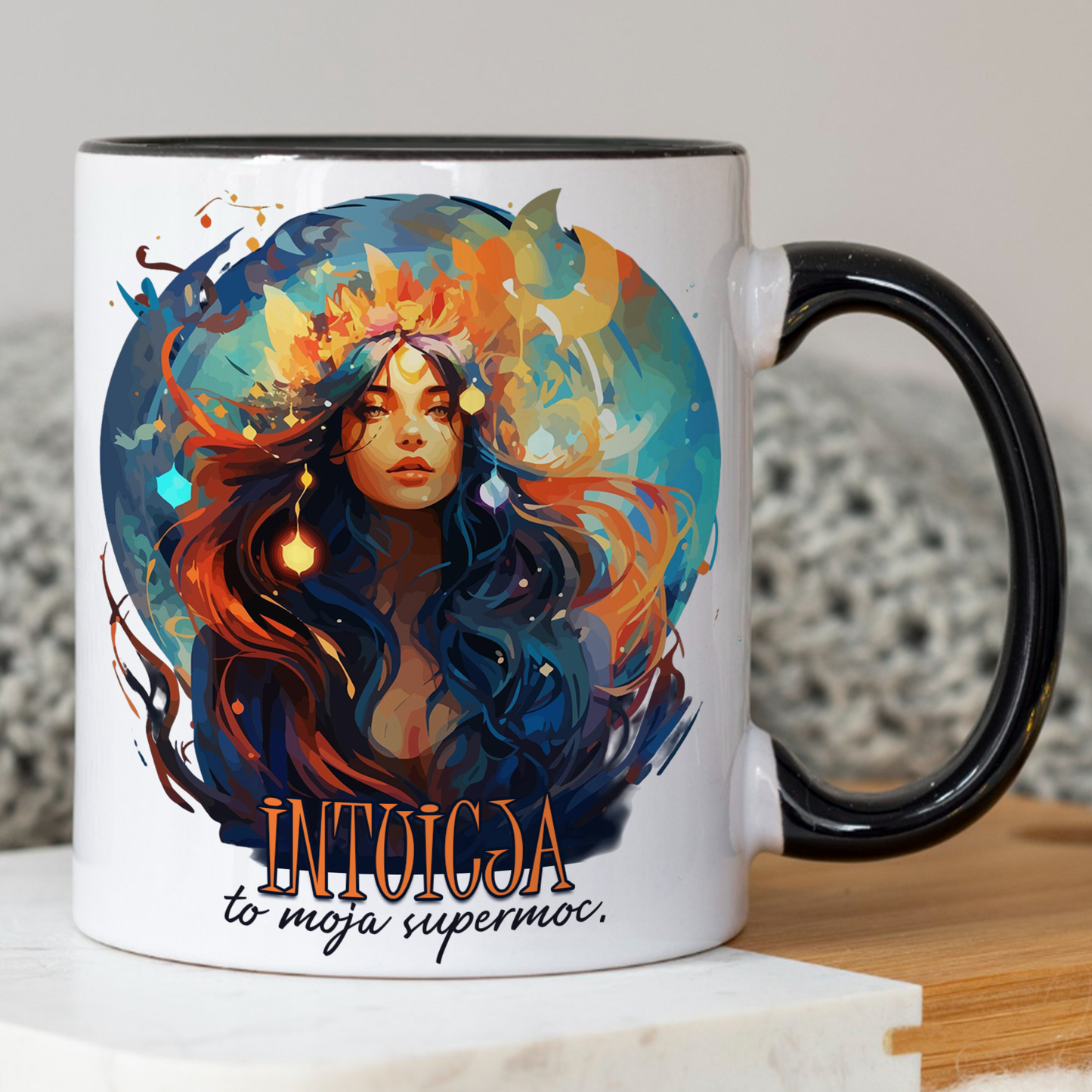 Kubek "Intuicja to moja supermoc."