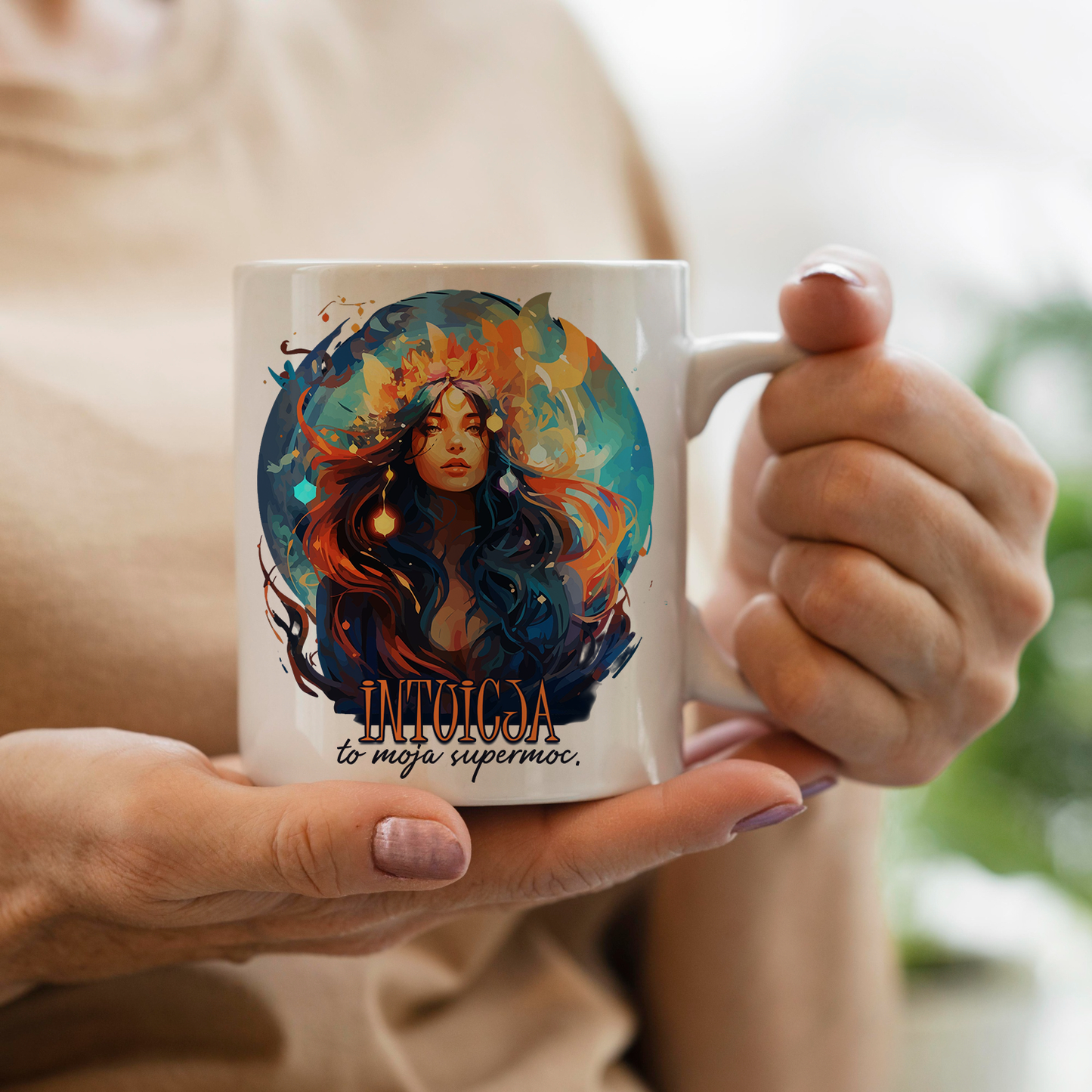 Kubek "Intuicja to moja supermoc."