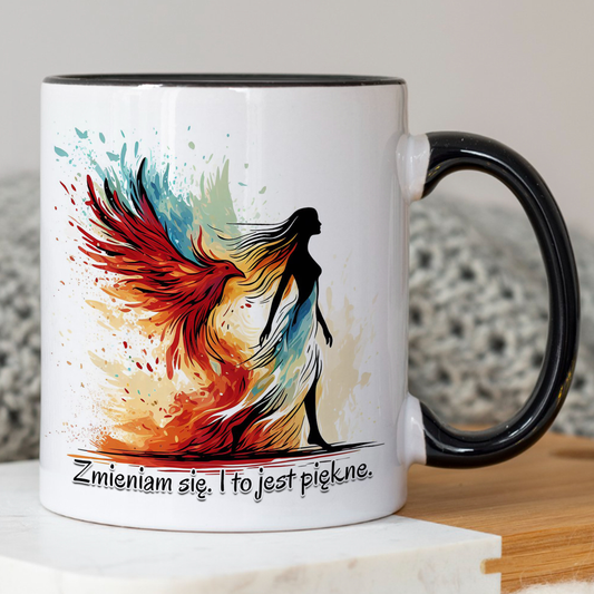Kubek "Zmieniam się. I to jest piękne."