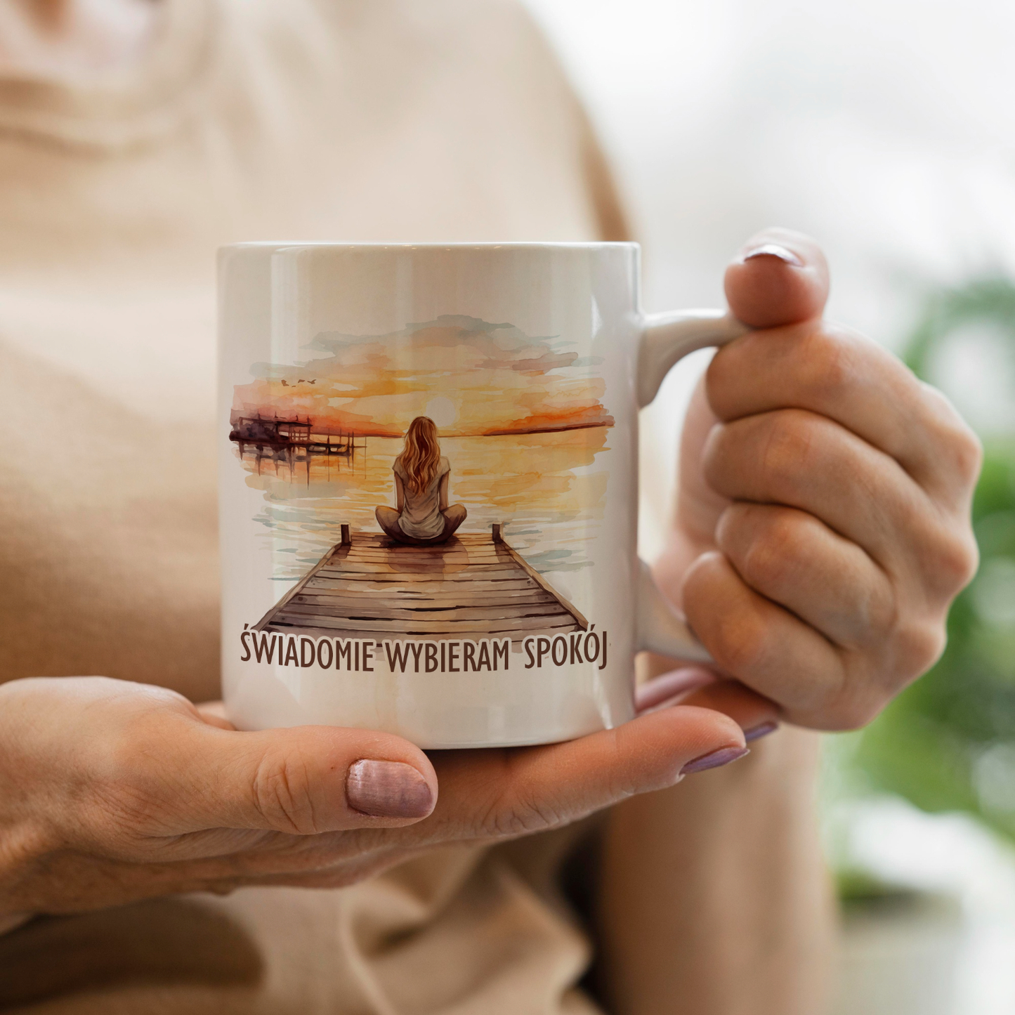 Kubek "Świadomie wybieram spokój."