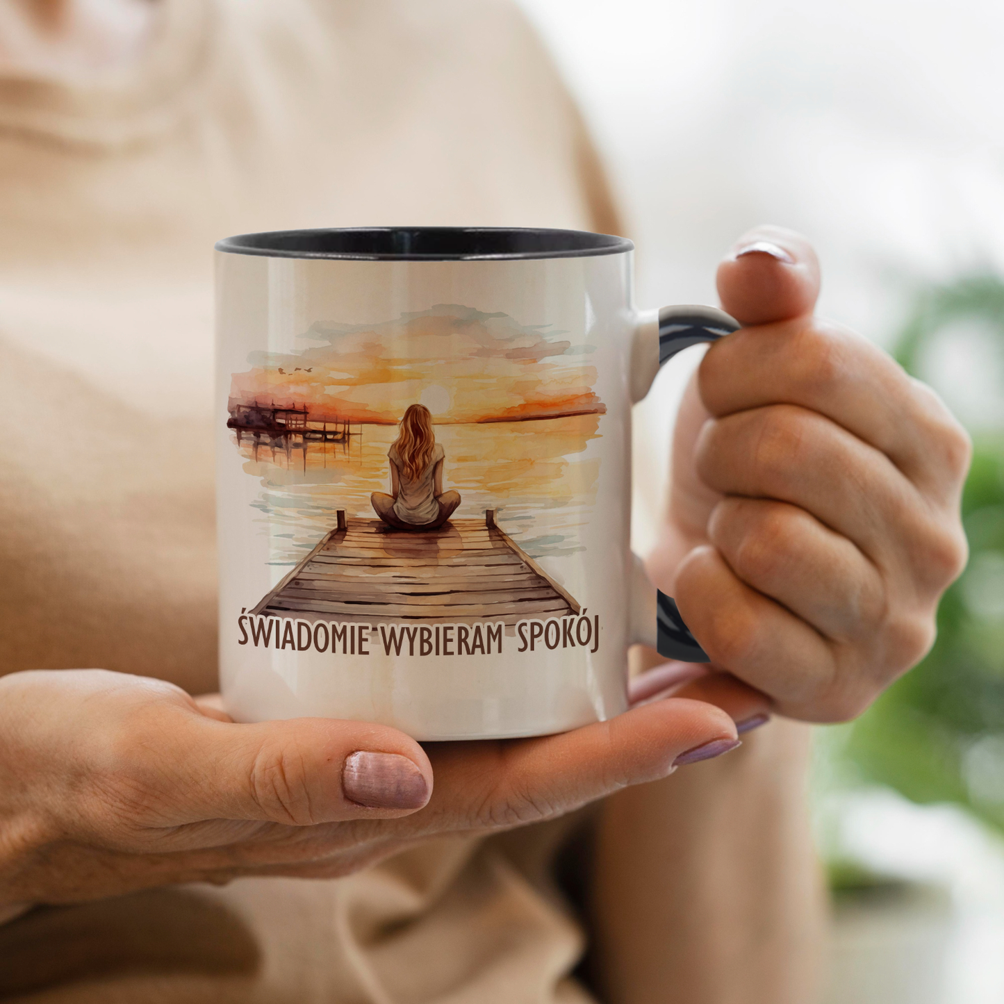 Kubek "Świadomie wybieram spokój."