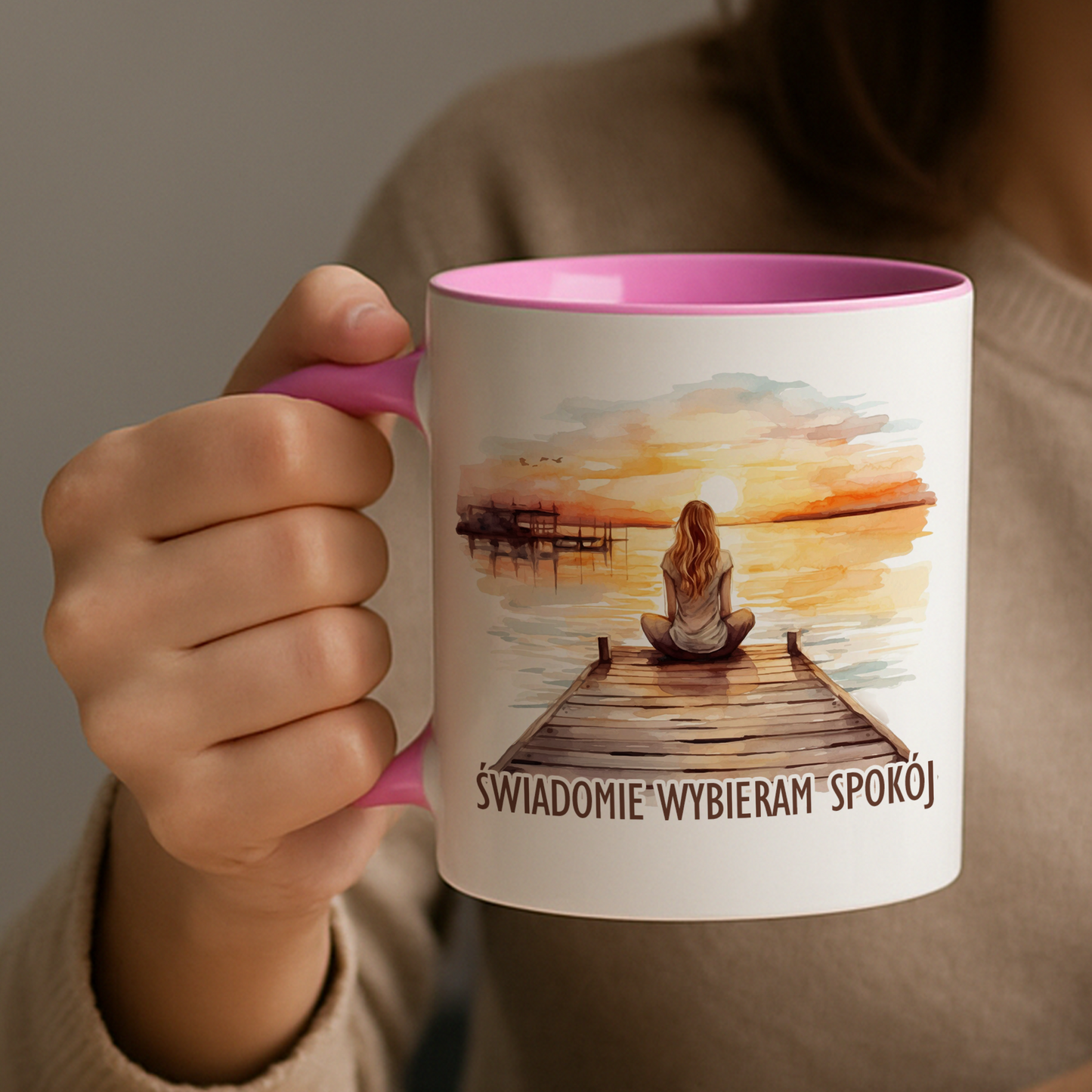 Kubek "Świadomie wybieram spokój."