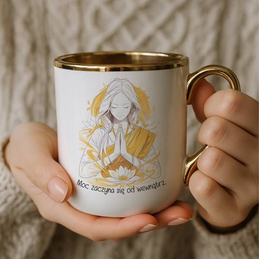 Kubek Elegant "Moc zaczyna się od wewnątrz."