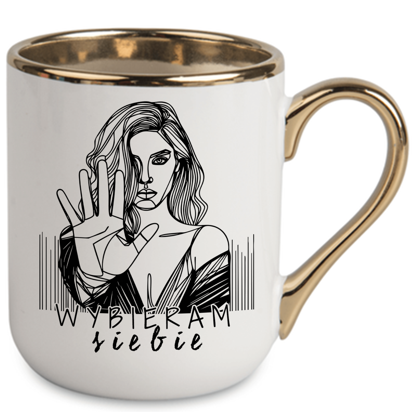 Kubek Elegant "Wybieram siebie."