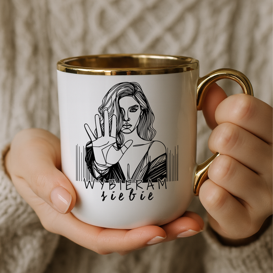 Kubek Elegant "Wybieram siebie."