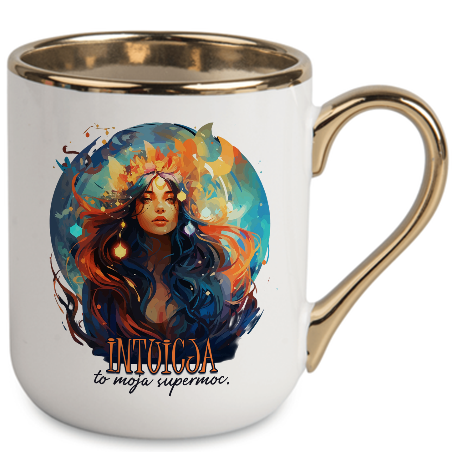 Kubek Elegant "Intuicja to moja supermoc."