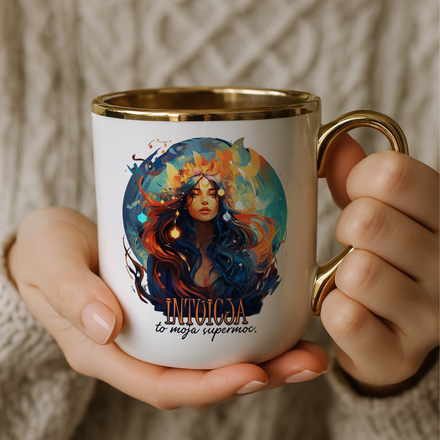 Kubek Elegant "Intuicja to moja supermoc."