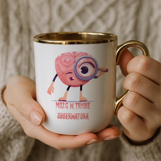 Kubek Elegant "Mózg w trybie obserwatora."