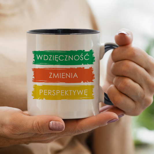 Kubek "Wdzięczność Zmienia Perspektywę"