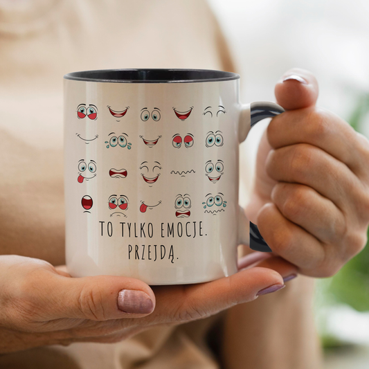 Kubek "To Tylko Emocje. Przejdą."