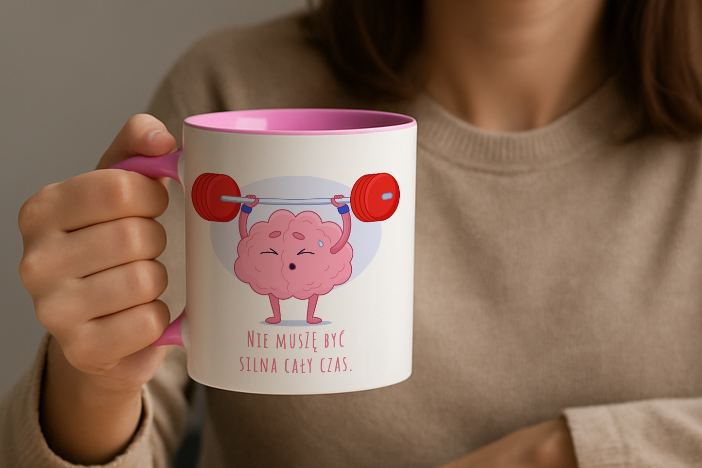 Kubek "Nie Muszę Być Silna Cały Czas."
