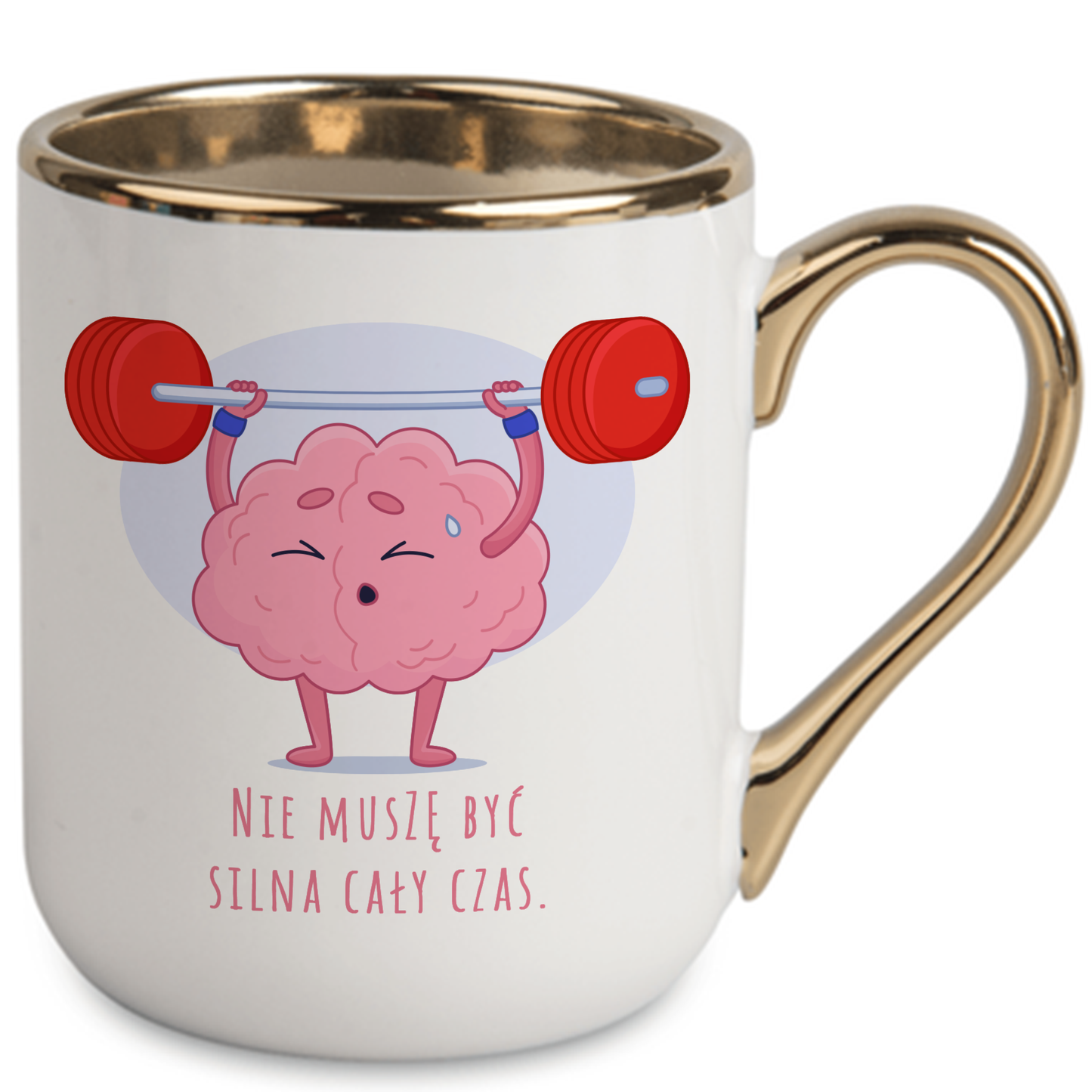 Kubek Elegant "Nie muszę być silna cały czas."
